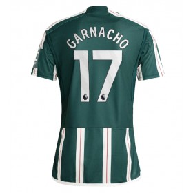 Manchester United Alejandro Garnacho #17 Borta Kläder 2023-24 Kortärmad